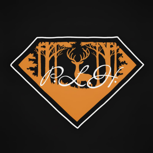 Pafford Land Home Logo with Deer and Forest Design